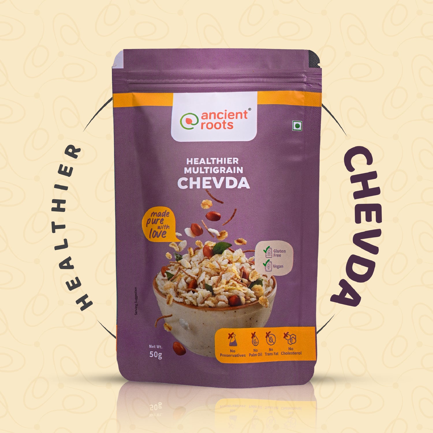 Healthier Multigrain Chevda 50g- Pack of 6
