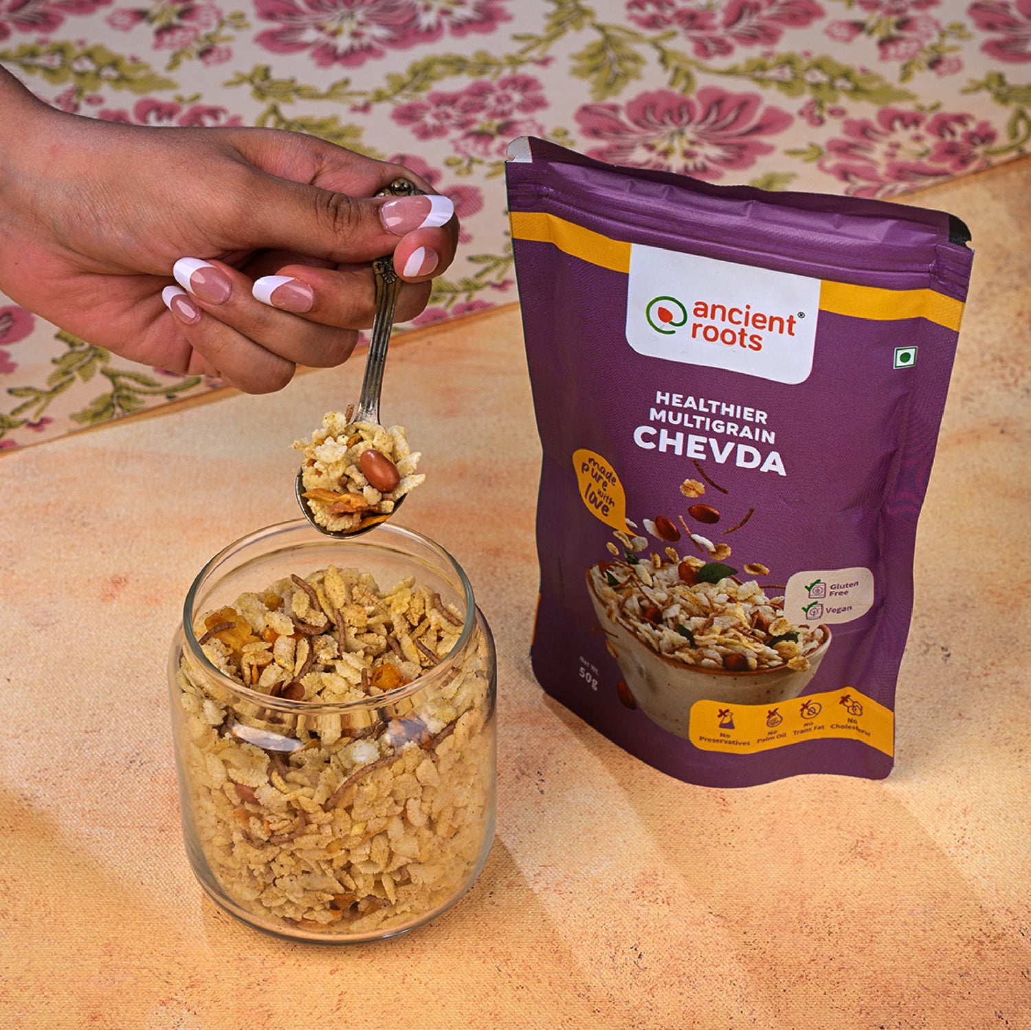 Healthier Multigrain Chevda 50g- Pack of 6