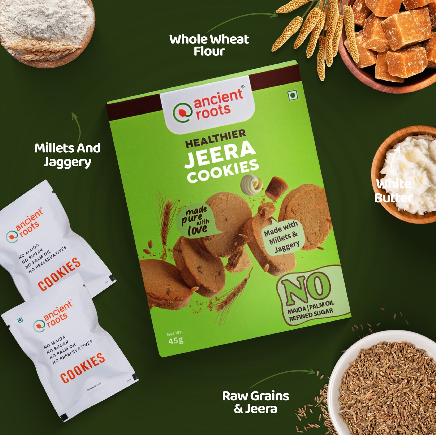 Healthier Jeera Cookies