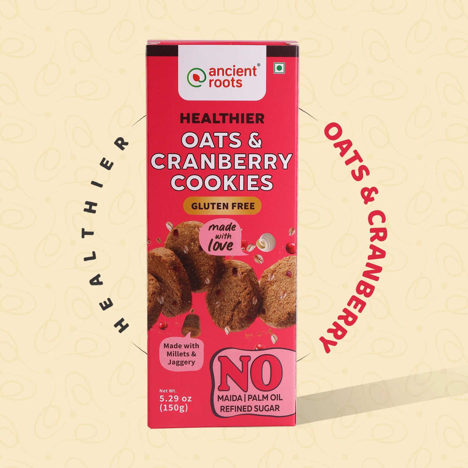 Healthier Oats & Cranberry Cookies 150g
