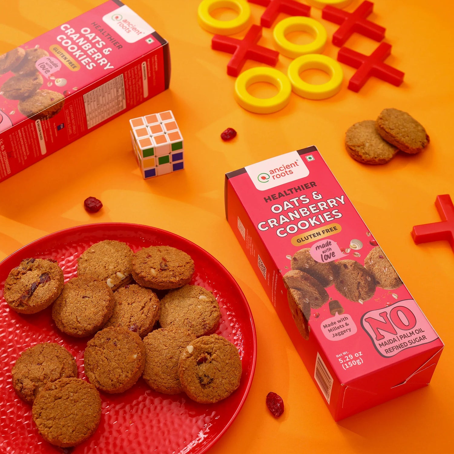 Healthier Oats & Cranberry Cookies 150g