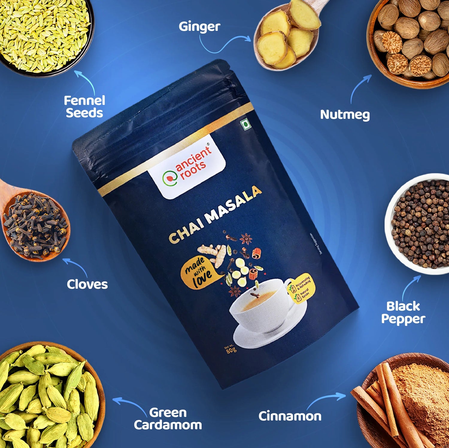 Chai Masala + Cookies Weekly Snacks Combo