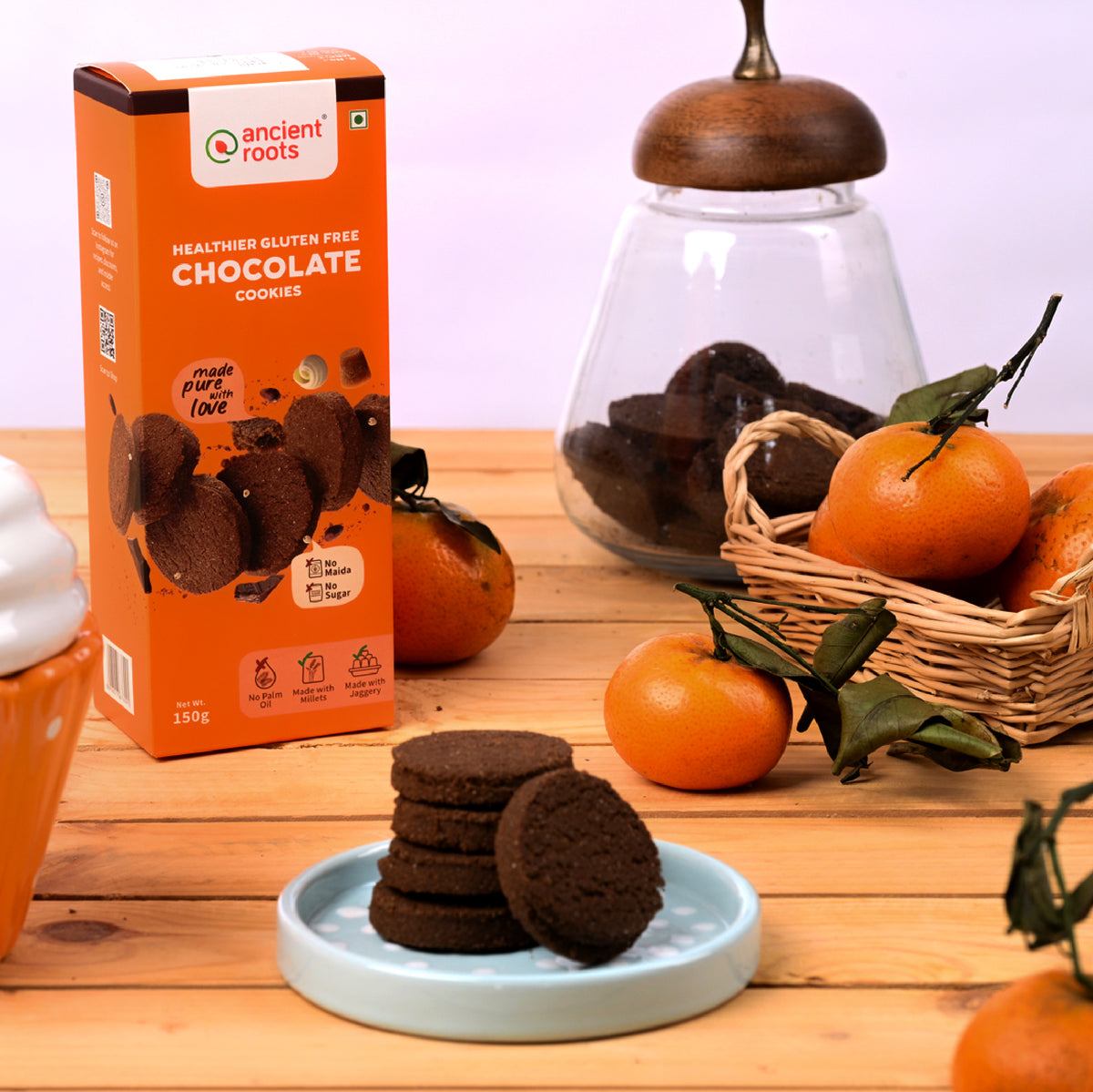 Shop Healthy Chocolate Cookies Online - 100% Natural – Ancient Roots India