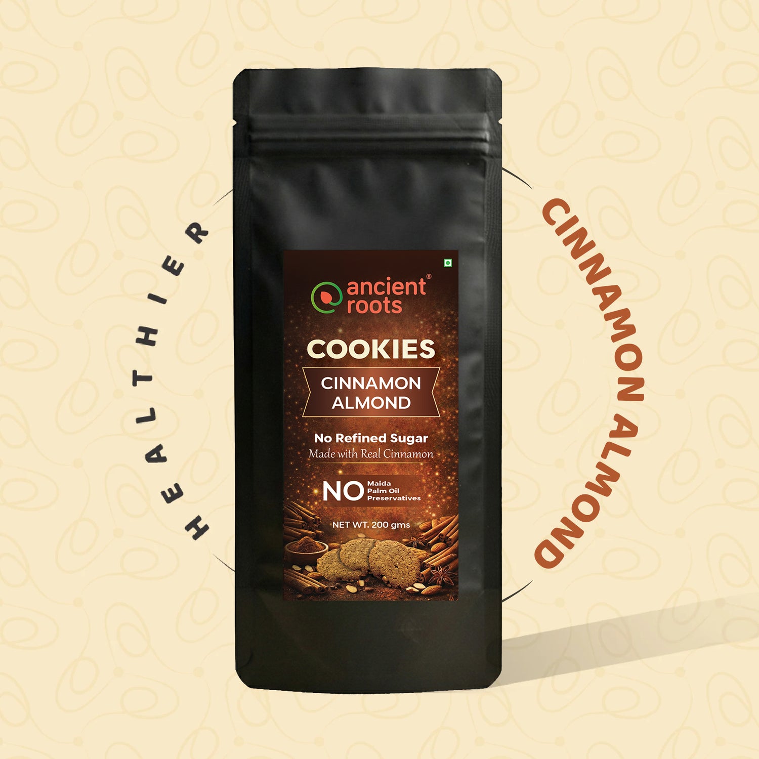 Healthier Cinnamon Almond Cookies