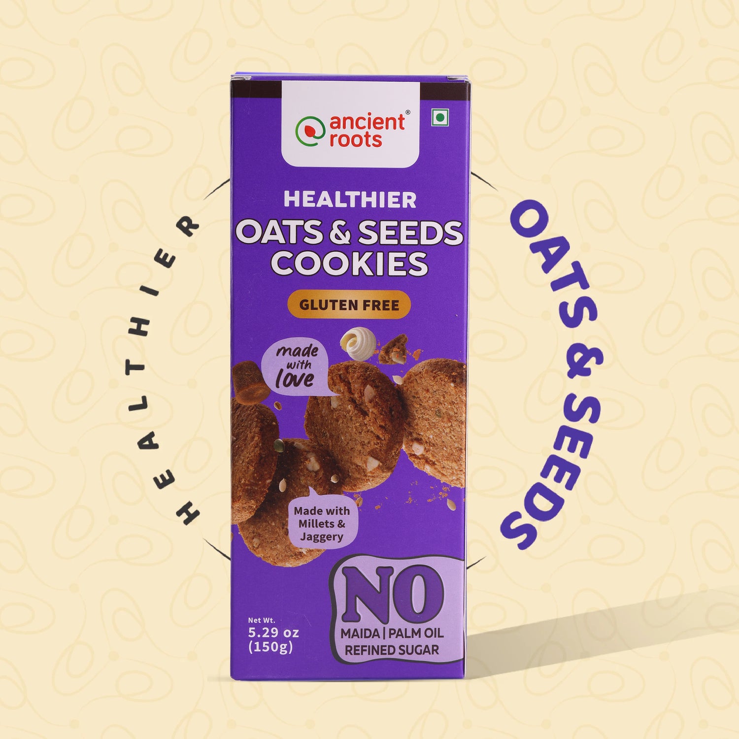 Healthier Oats & Seeds Cookies
