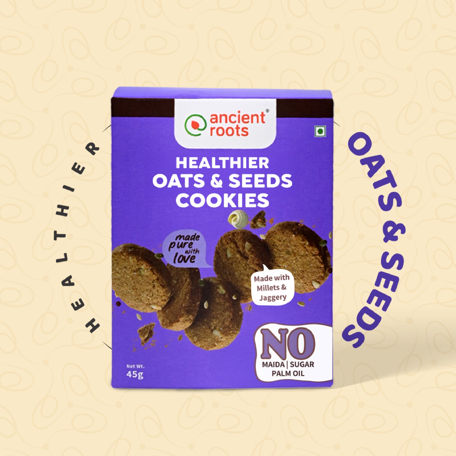 Healthier Oats & Seeds Cookies