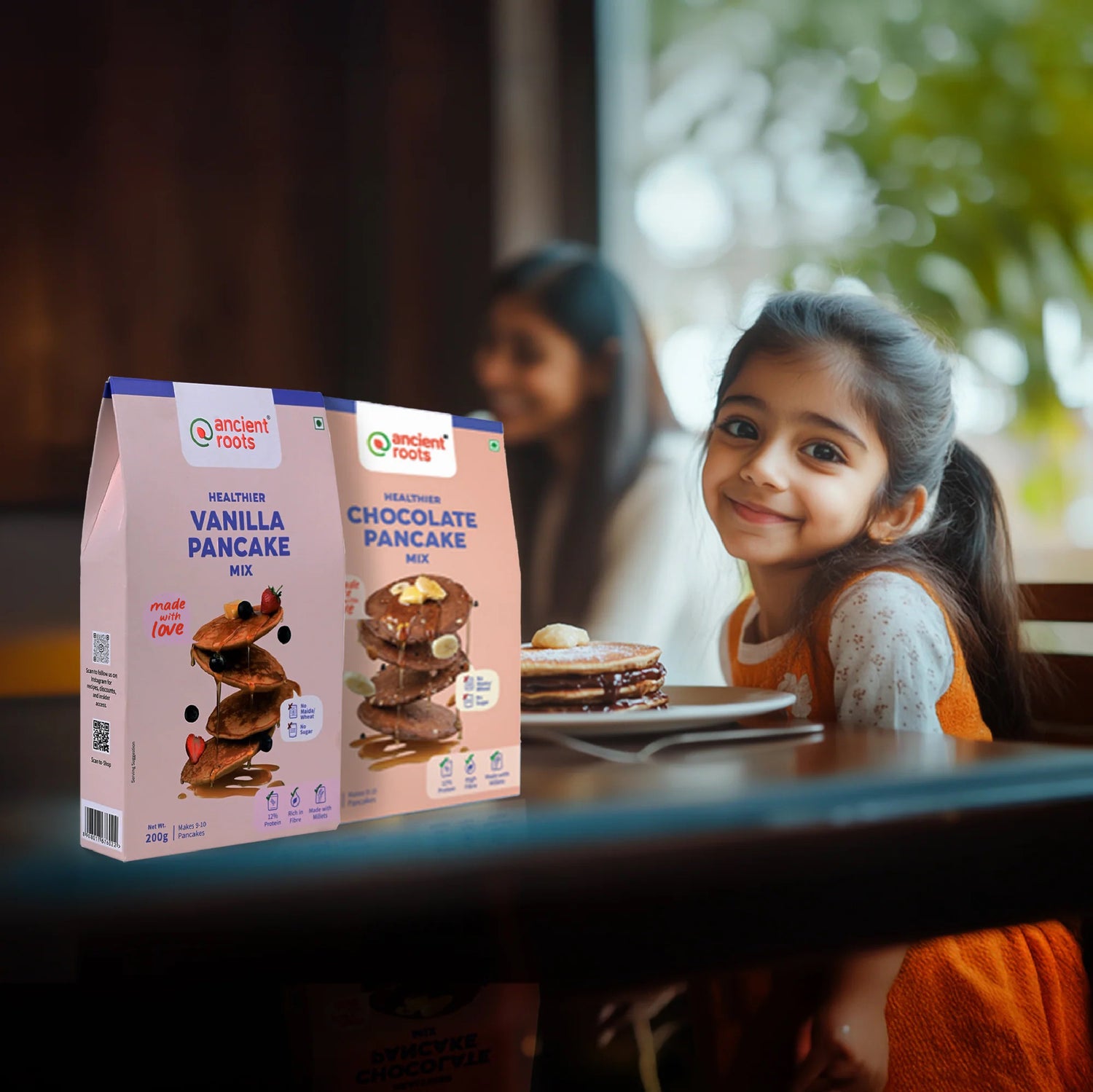 Healthy Pancake Combo