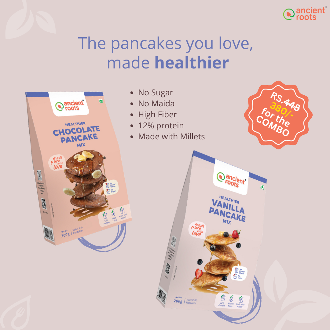 Healthy Pancake Combo